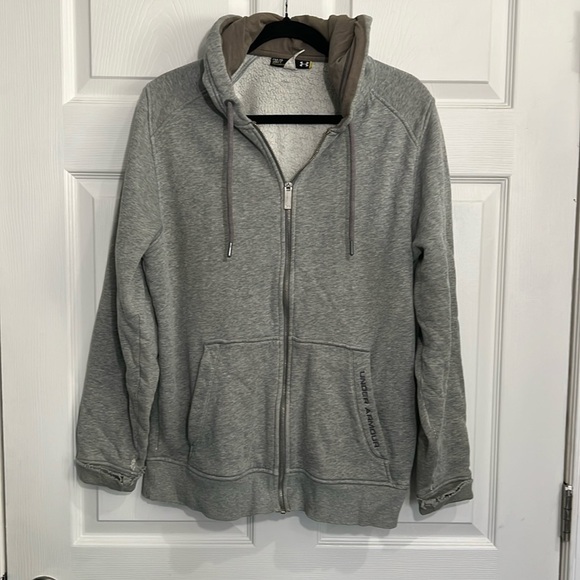 Under Armour Men’s Full Loose Zip hoodie - Gray - Size Small - Picture 1 of 12
